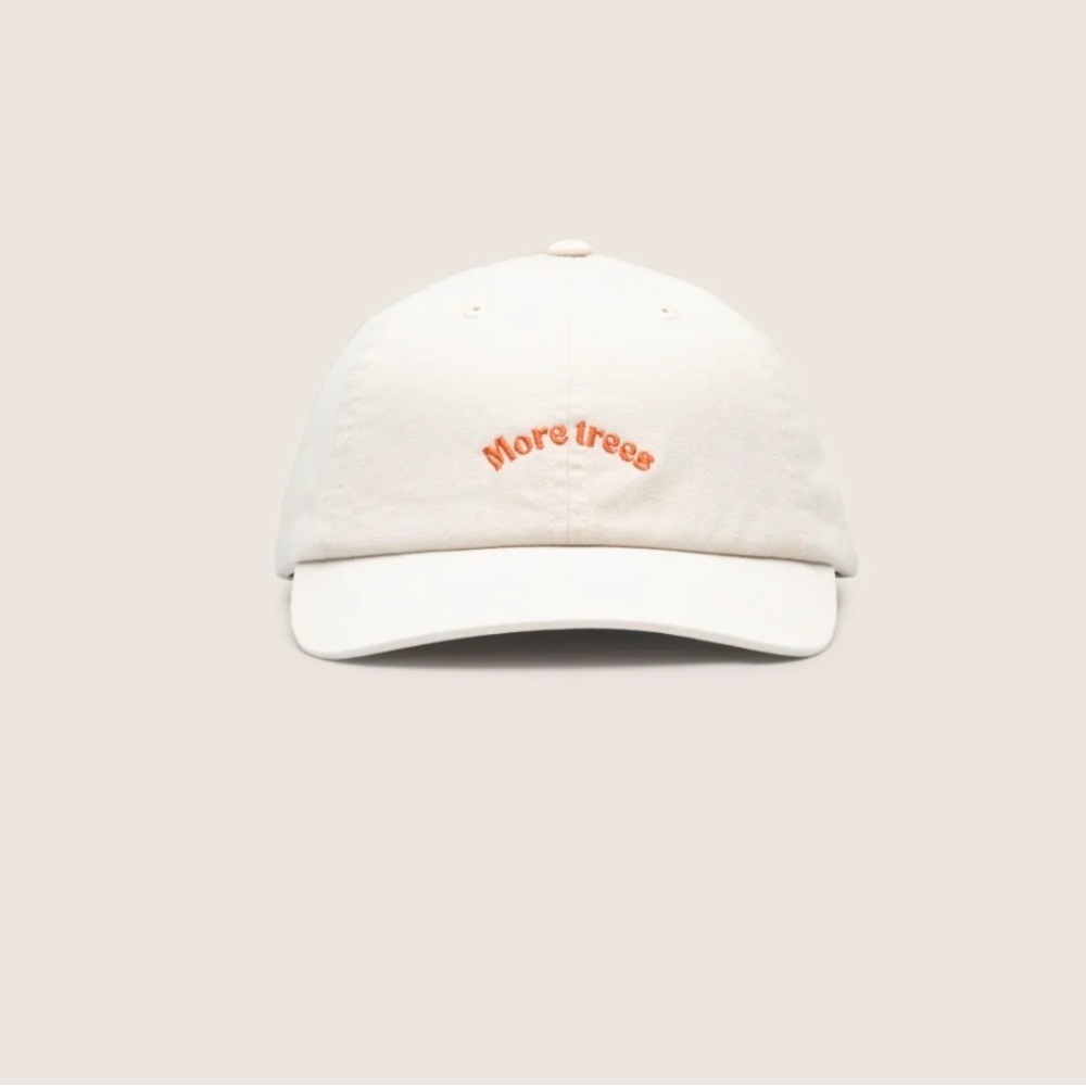 Will + Bear More Trees Adult Hat White 100% Cotton New With Tags $ 50 MSRP